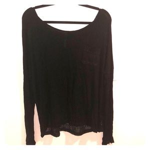 Long Sleeve Plus Size Tribal Print Knit Top